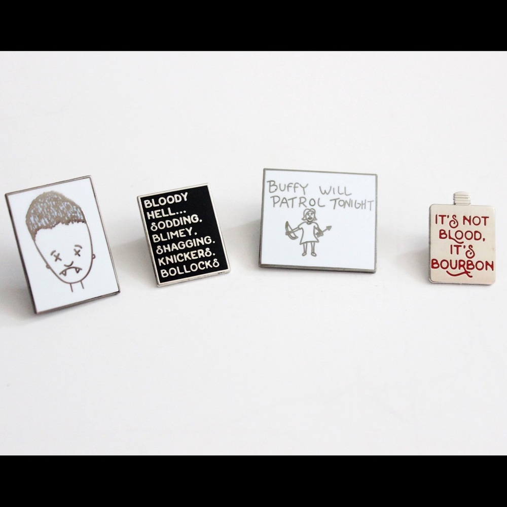 Buffy the Vampire Slayer enamel pin pack New